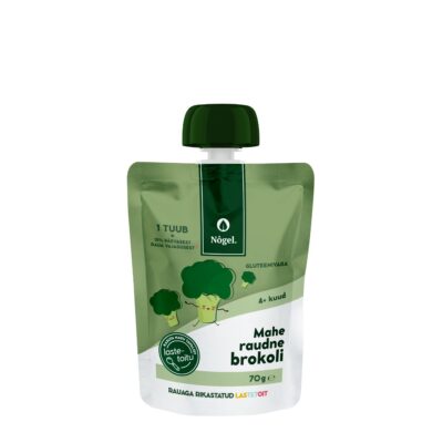 Organic iron fortified broccoli, 70 g