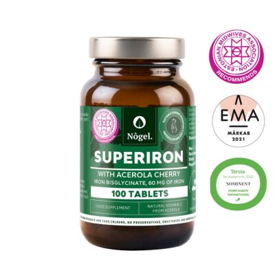 Superiron with acerola cherry, 60 mg, 100 tablets