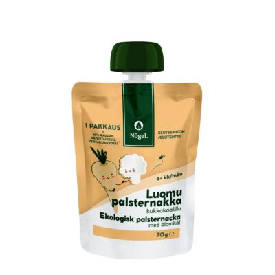 Organic parsnip with cauliflower and iron, 70 g