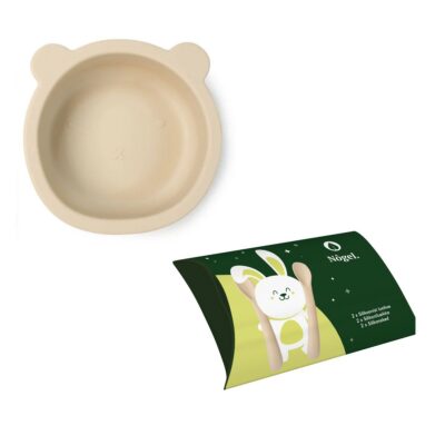 Silicone bowl and spoons (2-pack)